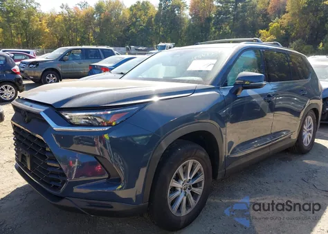 2025 Toyota Grand Highlander Hybrid Xle из США, поврежденный, VIN 5TDACAB59SS049949